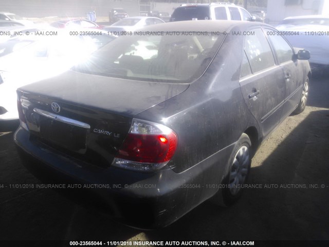 4T1BE30K75U049284 - 2005 TOYOTA CAMRY LE/XLE/SE 黑色 照片 4