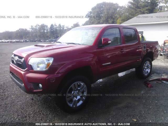 3TMLU4EN3CM088962 - 2012 TOYOTA TACOMA DOUBLE CAB 红色 照片 2