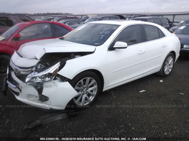 1G11E5SL8EF181145 - 2014 CHEVROLET MALIBU 2LT WHITE photo 2