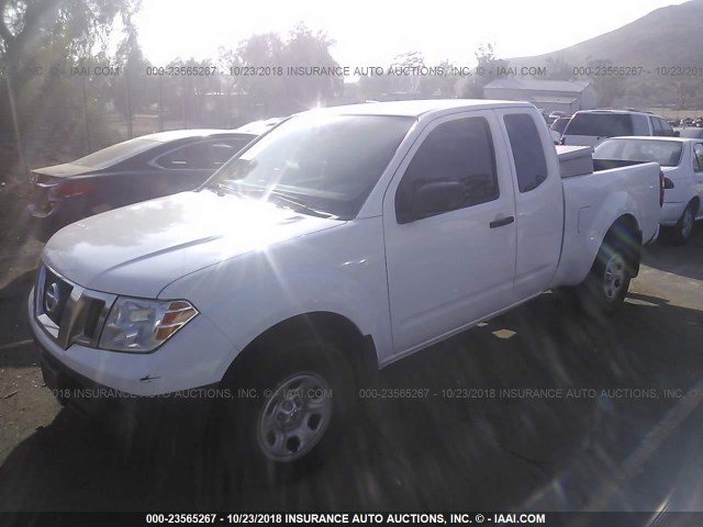1N6BD0CT2CC430356 - 2012 NISSAN FRONTIER S/SV WHITE photo 2