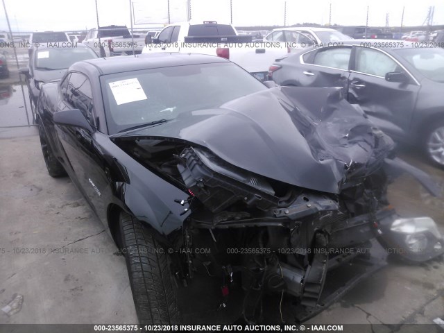 2G1FE1E38D9229535 - 2013 CHEVROLET CAMARO LS BLACK photo 6