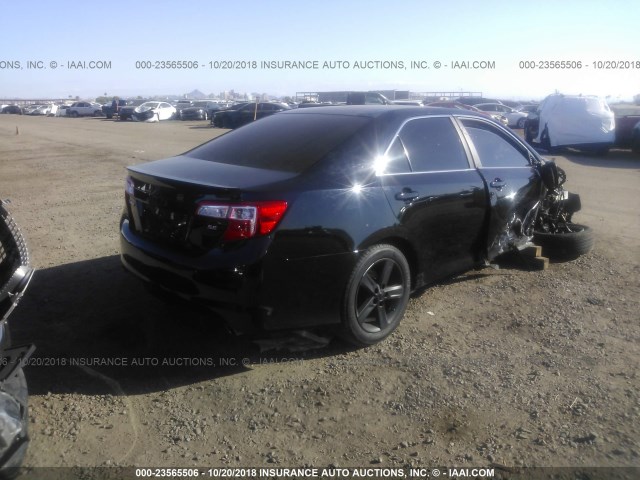 4T1BF1FK2CU081467 - 2012 TOYOTA CAMRY SE/LE/XLE 黑色 照片 4