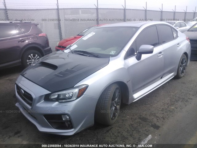 JF1VA1J65F9833864 - 2015 SUBARU WRX LIMITED SILVER photo 2