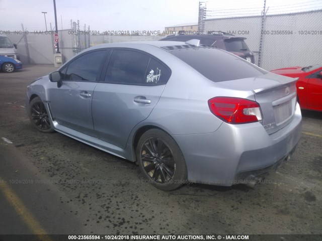 JF1VA1J65F9833864 - 2015 SUBARU WRX LIMITED SILVER photo 3