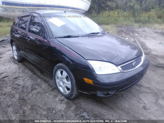 1FAFP37N86W162351 - 2006 FORD FOCUS ZX5 BLACK photo 1