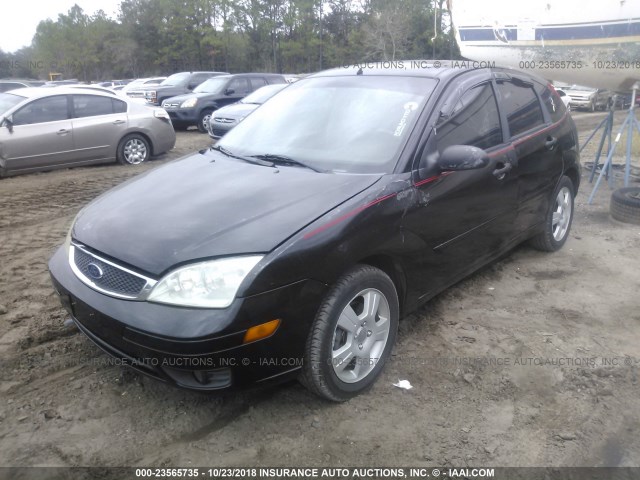 1FAFP37N86W162351 - 2006 FORD FOCUS ZX5 BLACK photo 2