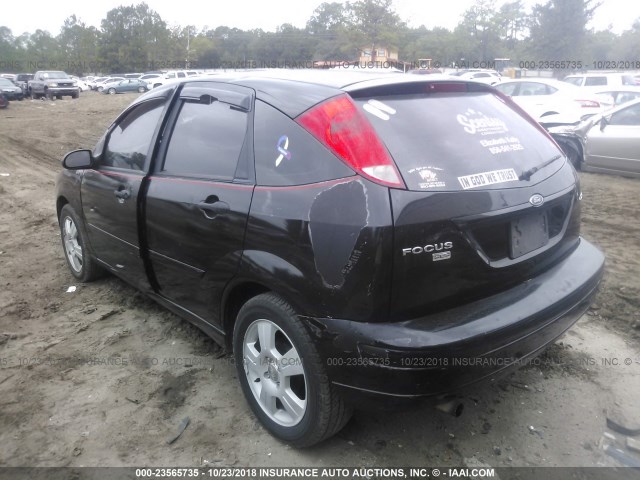 1FAFP37N86W162351 - 2006 FORD FOCUS ZX5 BLACK photo 3