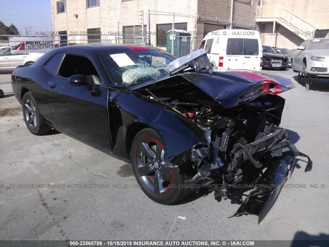 2C3CDYAG0EH209984 - 2014 DODGE CHALLENGER SXT BLACK photo 1