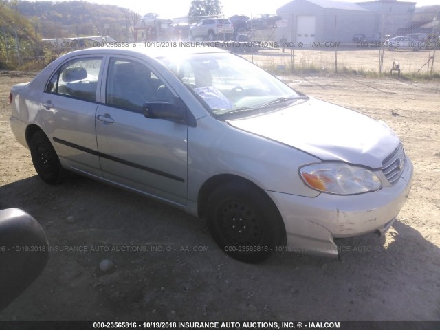 1NXBR32E04Z257369 - 2004 TOYOTA COROLLA CE/LE/S SILVER photo 1