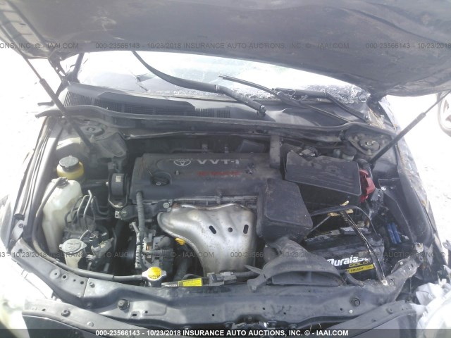 4T1BE46K17U182395 - 2007 TOYOTA CAMRY NEW GENERAT CE/LE/XLE/SE BLACK photo 10