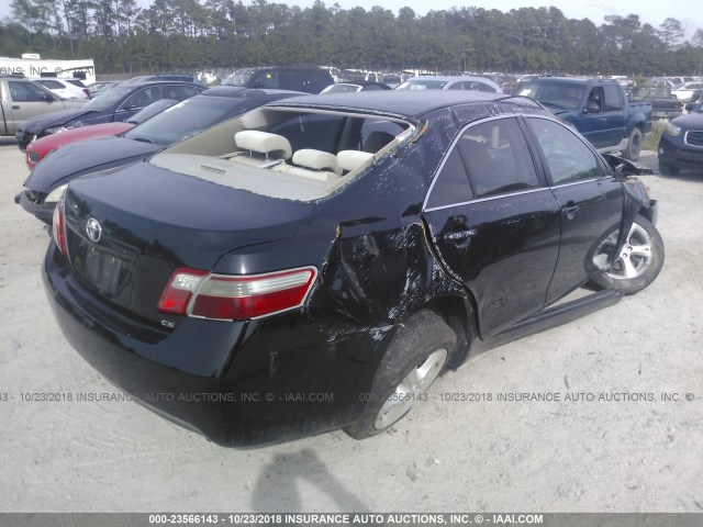 4T1BE46K17U182395 - 2007 TOYOTA CAMRY NEW GENERAT CE/LE/XLE/SE BLACK photo 4