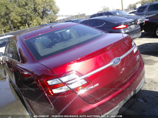 1FAHP2E85JG107262 - 2018 FORD TAURUS SEL MAROON photo 3