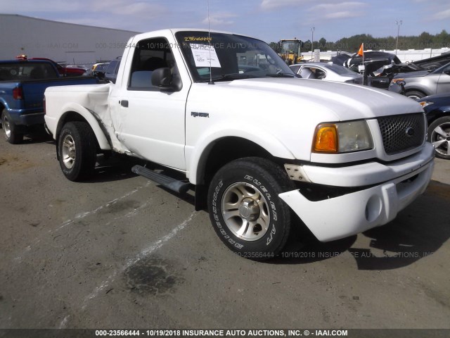 1FTYR10U63PA57283 - 2003 FORD RANGER WHITE photo 1