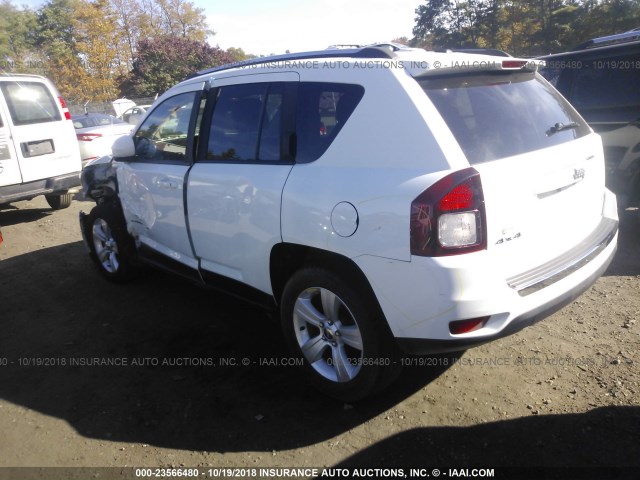 1C4NJDEB4FD177415 - 2015 JEEP COMPASS LATITUDE WHITE photo 3