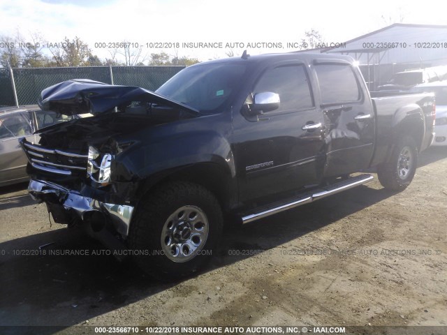 3GTP2UEA9DG268290 - 2013 GMC SIERRA K1500 SL BLACK photo 2