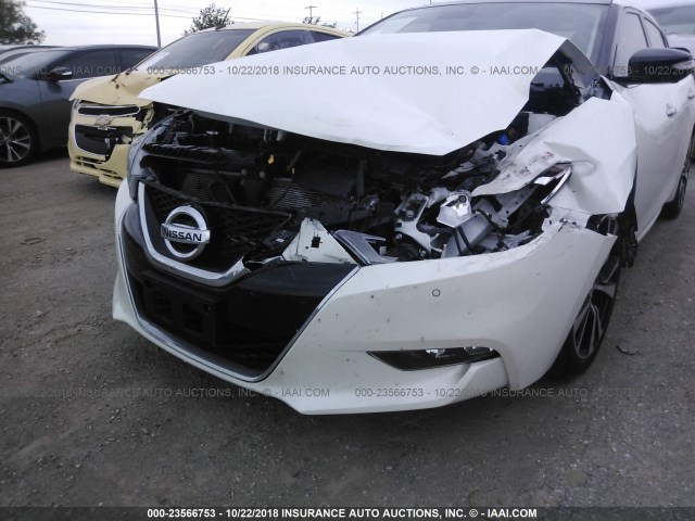 1N4AA6AP3JC370929 - 2018 NISSAN MAXIMA 3.5S/SV/SL/SR/PLAT WHITE photo 6