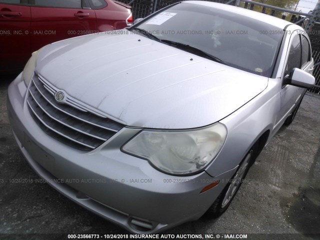 1C3LC56B39N517341 - 2009 CHRYSLER SEBRING TOURING/LIMITED SILVER photo 2