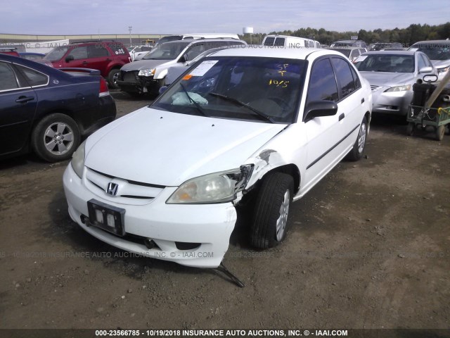 1HGES16355L029640 - 2005 HONDA CIVIC DX VP Ağ foto 2