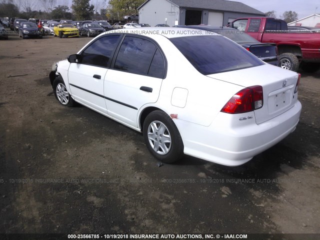 1HGES16355L029640 - 2005 HONDA CIVIC DX VP Ağ foto 3