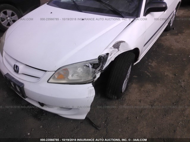 1HGES16355L029640 - 2005 HONDA CIVIC DX VP Ağ foto 6