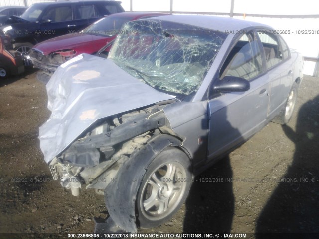 1G8ZH52842Z132140 - 2002 SATURN SL1 SILVER photo 2