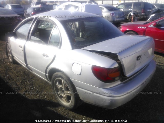 1G8ZH52842Z132140 - 2002 SATURN SL1 SILVER photo 3