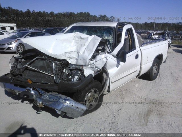 1GCEC14T63Z191298 - 2003 CHEVROLET SILVERADO C1500 WHITE photo 2