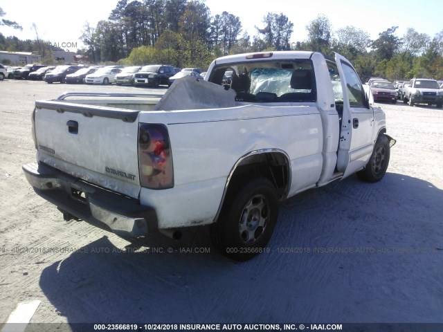 1GCEC14T63Z191298 - 2003 CHEVROLET SILVERADO C1500 WHITE photo 4