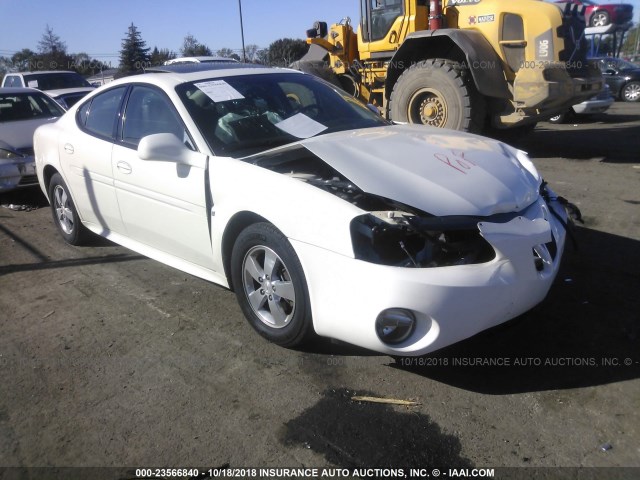 2G2WP552581171487 - 2008 PONTIAC GRAND PRIX WHITE photo 1