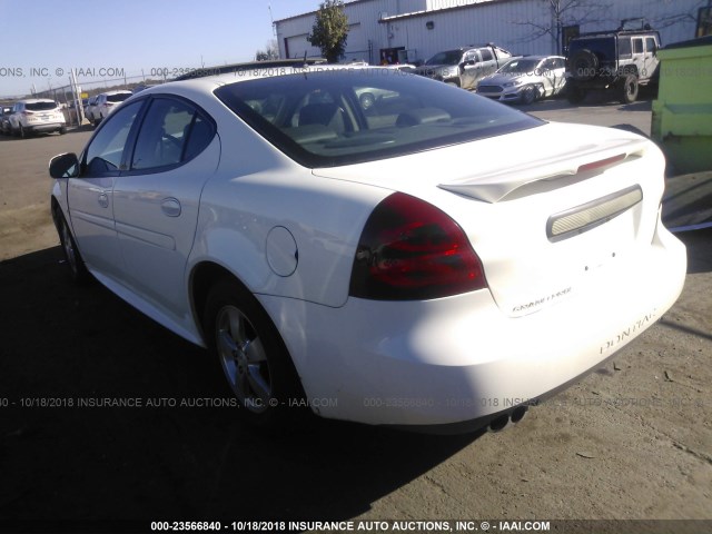 2G2WP552581171487 - 2008 PONTIAC GRAND PRIX WHITE photo 3