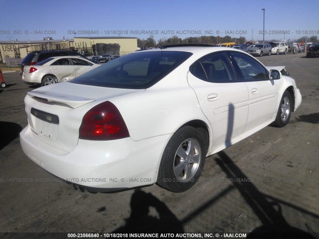 2G2WP552581171487 - 2008 PONTIAC GRAND PRIX WHITE photo 4