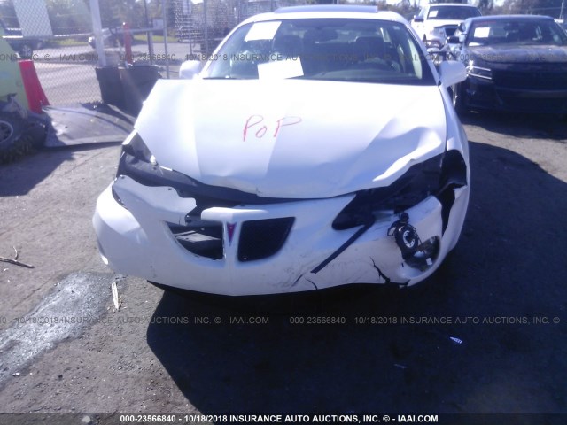 2G2WP552581171487 - 2008 PONTIAC GRAND PRIX WHITE photo 6