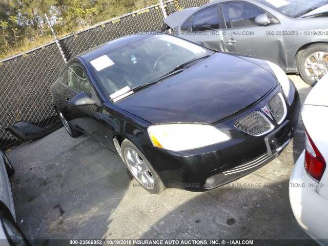 1G2ZH18N874250342 - 2007 PONTIAC G6 GT BLACK photo 1