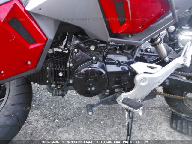 MLHJC7514J5000980 - 2018 HONDA GROM RED photo 9