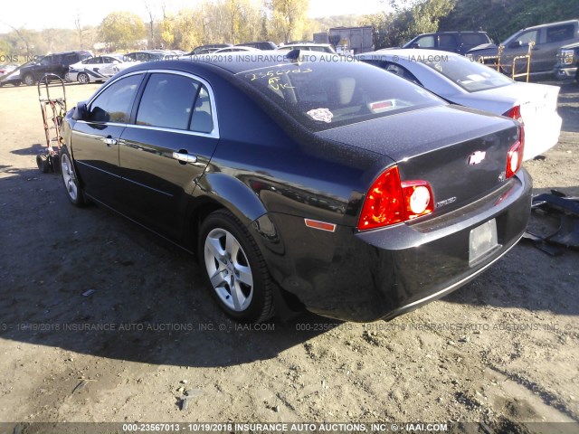 1G1ZB5E08CF151637 - 2012 CHEVROLET MALIBU LS 黑色 照片 3