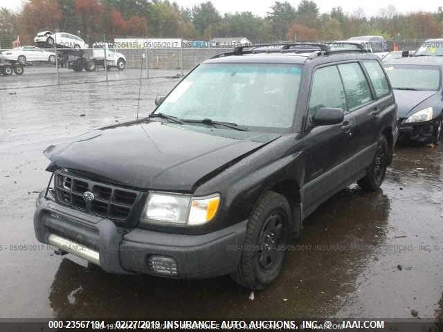 JF1SF6359XH735434 - 1999 SUBARU FORESTER L BLACK photo 2