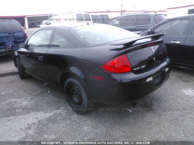 1G2AL18F187241387 - 2008 PONTIAC G5 BLACK photo 3