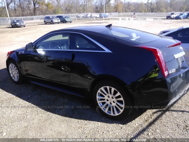 1G6DS1ED7B0120476 - 2011 CADILLAC CTS PREMIUM COLLECTION BLACK photo 3