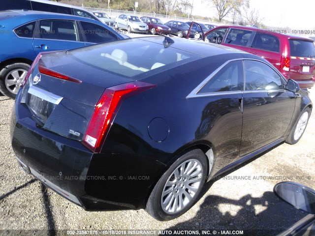 1G6DS1ED7B0120476 - 2011 CADILLAC CTS PREMIUM COLLECTION BLACK photo 4