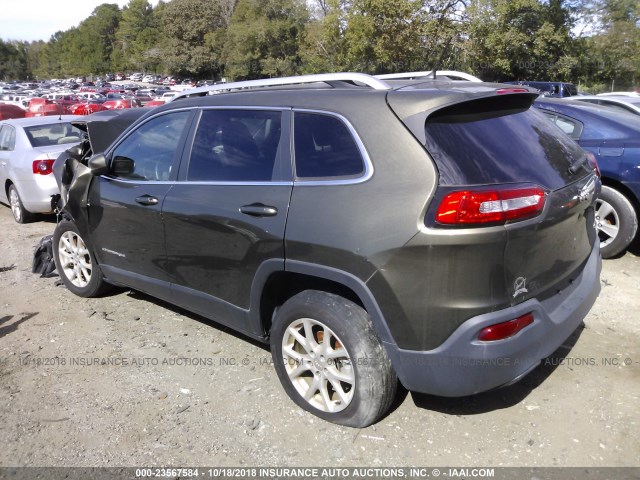 1C4PJLCB9FW506152 - 2015 JEEP CHEROKEE LATITUDE Pewter photo 3