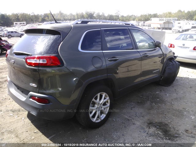 1C4PJLCB9FW506152 - 2015 JEEP CHEROKEE LATITUDE Pewter photo 4