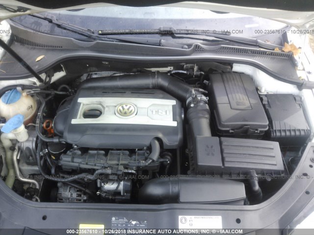 WVWAA7AH8AV011914 - 2010 VOLKSWAGEN EOS TURBO/KOMFORT BEIGE photo 10