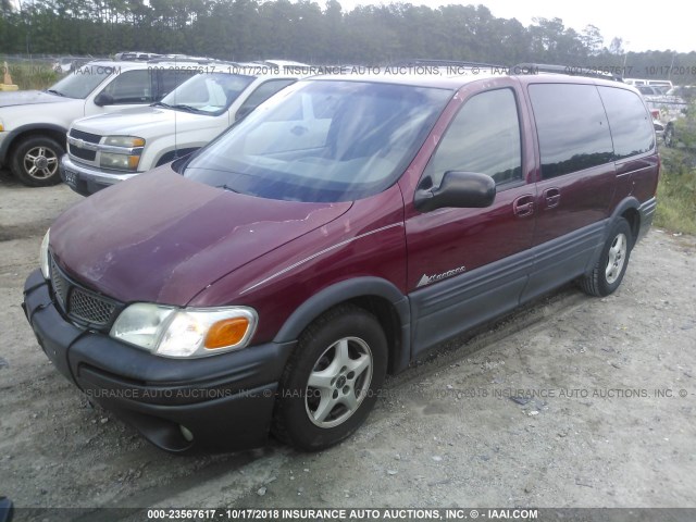 1GMDV23E55D133323 - 2005 PONTIAC MONTANA MAROON photo 2