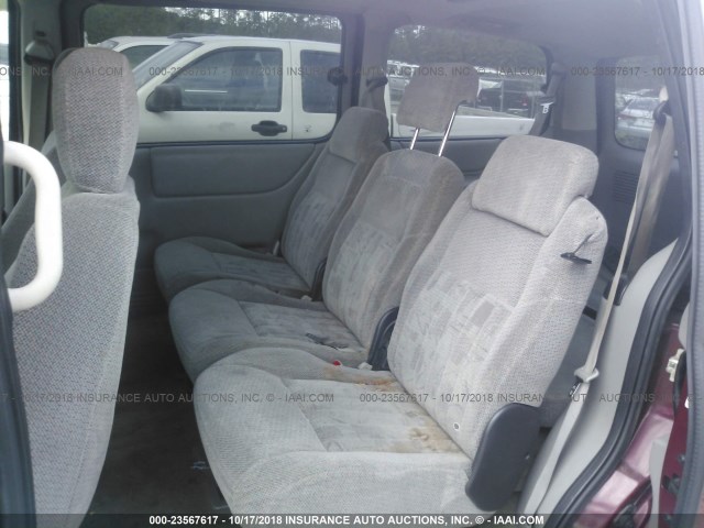 1GMDV23E55D133323 - 2005 PONTIAC MONTANA MAROON photo 8