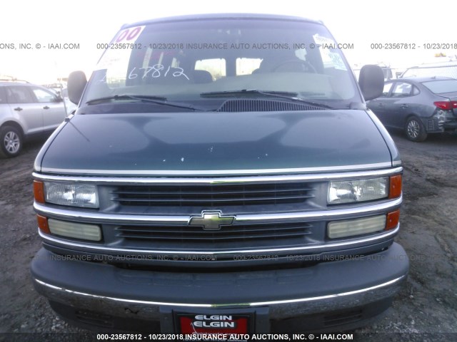 1GBFG15R1Y1203069 - 2000 CHEVROLET EXPRESS G1500  GREEN photo 6