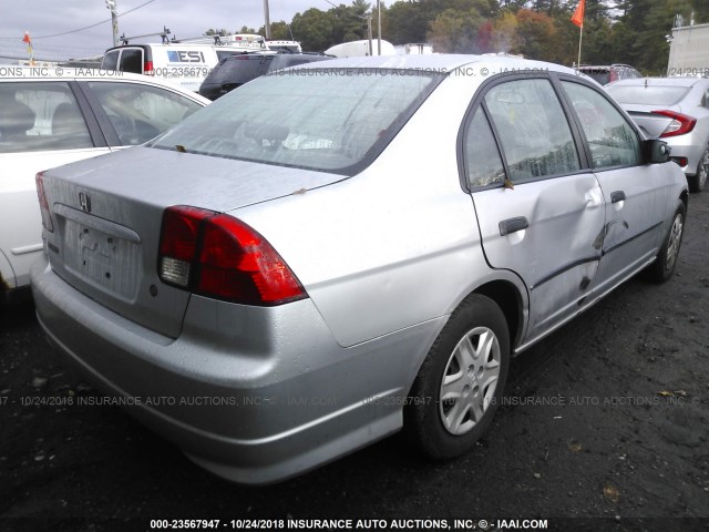 2HGES16385H588306 - 2005 HONDA CIVIC DX VP Gümüş foto 4