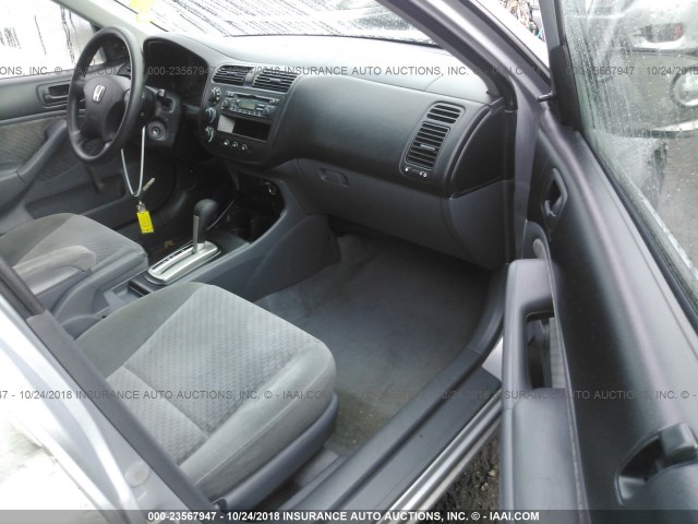 2HGES16385H588306 - 2005 HONDA CIVIC DX VP Gümüş foto 5