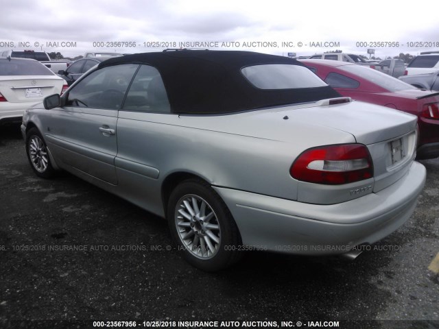 YV1NC53D5YJ008474 - 2000 VOLVO C70 TURBO SILVER photo 3