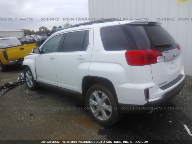 2GKFLNE3XH6293091 - 2017 GMC TERRAIN SLE WHITE photo 3