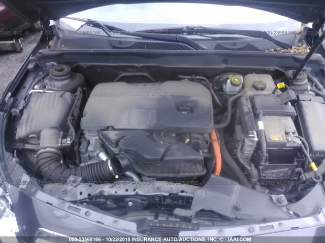 1G11D5RR6DF113163 - 2013 CHEVROLET MALIBU 1LT GRAY photo 10